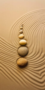 Piedras en arena